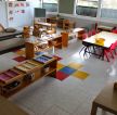 幼儿园室暗花地砖装修效果图片