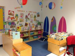 幼儿园室装修效果图  书柜设计效果图