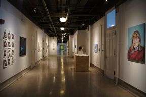 志邦橱柜展厅走廊装修效果图片