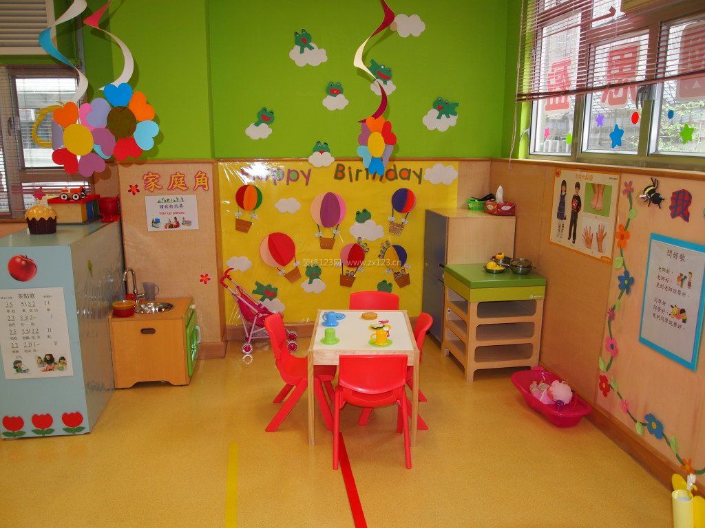 室内幼儿园小班墙面布置效果图