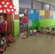 幼儿园走廊环境大理石地砖装修效果图片