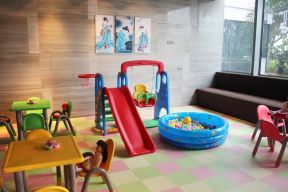 幼儿园装修设计效果图 幼儿园滑梯