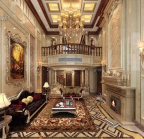 古典欧式风格装修图片 别墅客厅设计