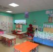 幼儿园室内绿色墙面装修设计效果图片