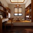中式家装书房榻榻米装修效果图片