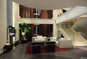 复式别墅设计 客厅沙发颜色搭配