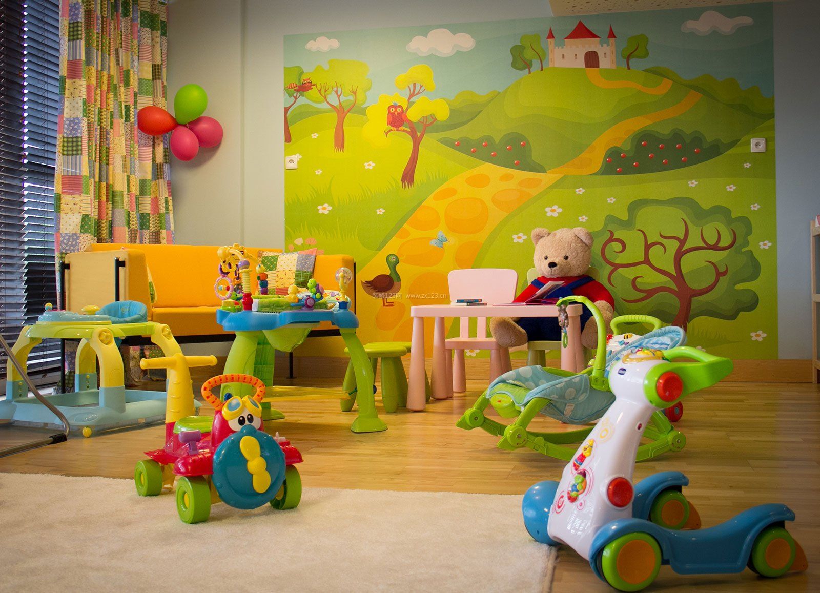 室内装饰幼儿园小班环境布置墙面效果图
