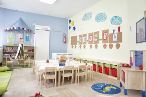 现代幼儿园装修设计欣赏 幼儿园墙饰图片