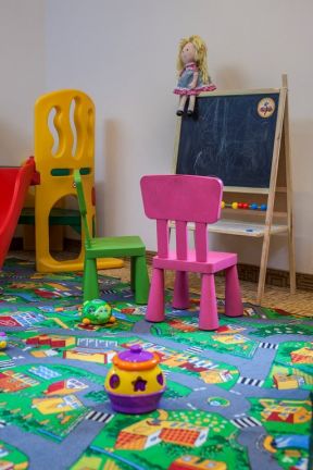 幼儿园室内装饰效果图 地毯贴图