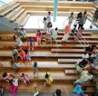 大型幼儿园室内楼梯装修效果图