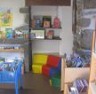 现代简约装修幼儿园书柜效果图欣赏