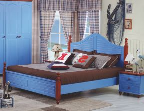 卧室家具效果图欣赏 简约地中海风格