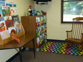 幼儿园书柜装修效果图 混搭设计风格