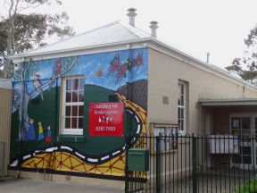 幼儿园外装效果图 墙体彩绘图片