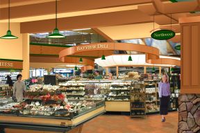 超市装修 超市货架摆放效果图
