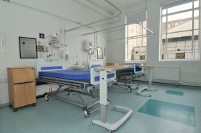 医院单人病房效果图  现代设计