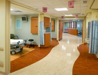 医院走廊装修设计效果图大全