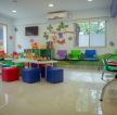 现代幼儿园室内白色地砖装修设计效果图片