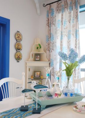 地中海风情小型餐厅装饰设计效果图片