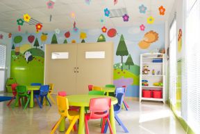 特色幼儿园装修效果图 教室布置设计图片
