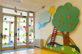 特色幼儿园装修效果图 墙面装饰装修效果图片