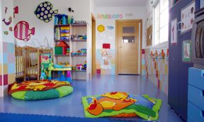 武汉幼儿园装修 幼儿园地板装修效果图
