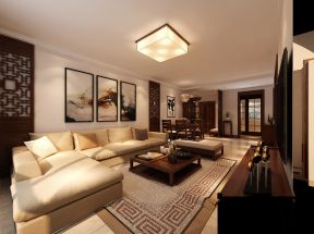 家装客厅设计布艺沙发套效果图