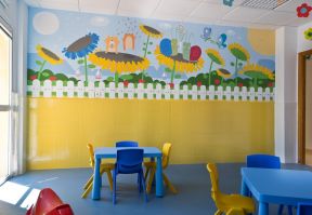 郑州幼儿园装修 墙体彩绘图片