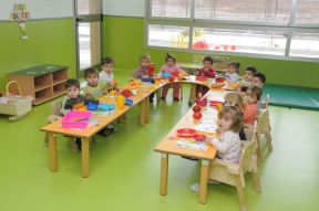 郑州幼儿园装修  幼儿园地板装修效果图