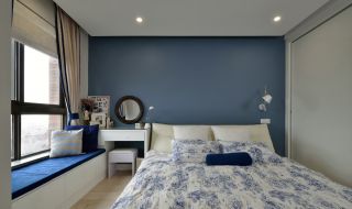简约地中海风格房屋卧室装修效果图片