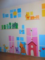 幼儿园墙裙墙面设计装修效果图