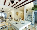 复式别墅地中海风情餐厅设计