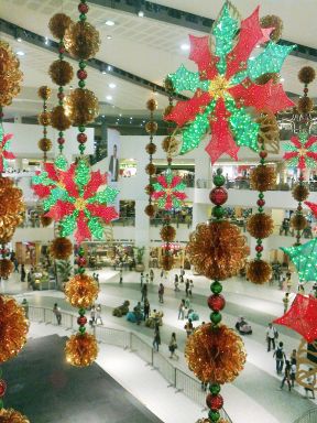 圣诞节商场内部装饰设计效果图大全
