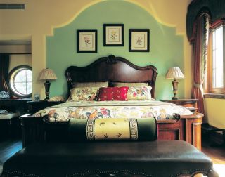 美式别墅装修小卧室家具效果图