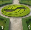 现代设计风格公园花坛设计绿化效果图