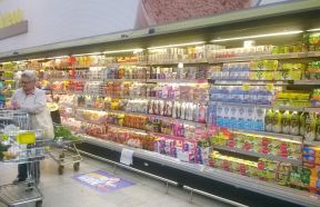 超市装修效果图大全 超市货架装饰图片