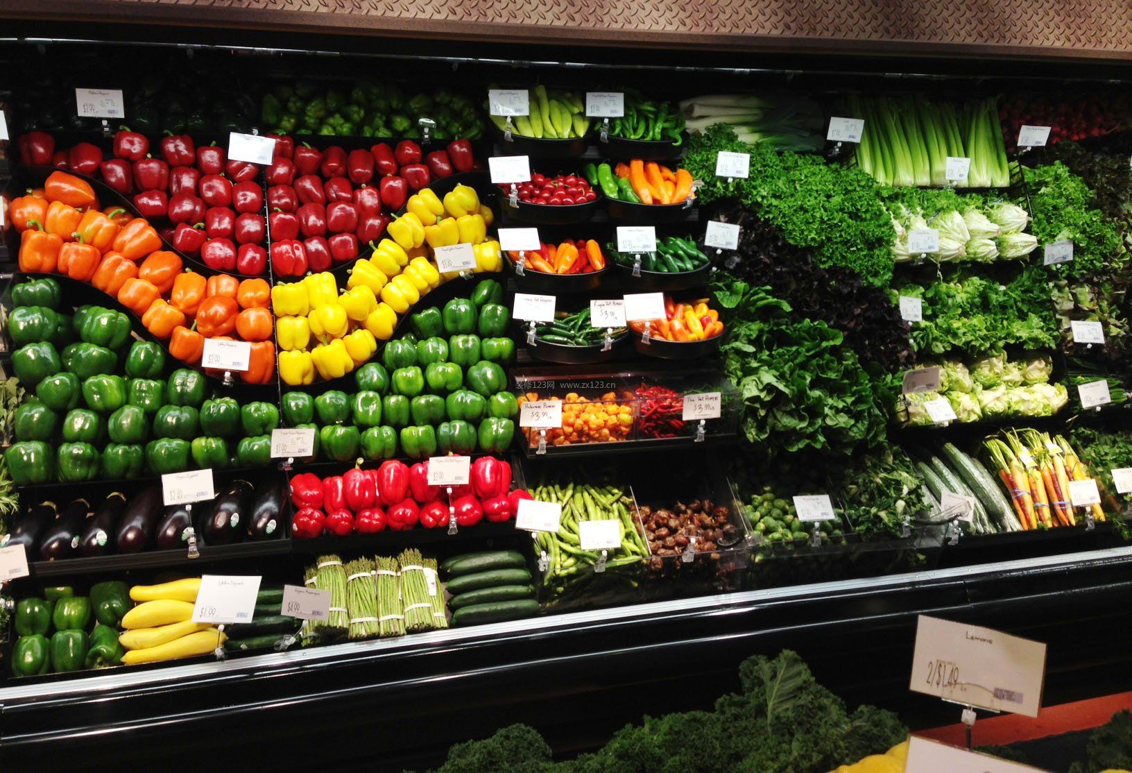 蔬果超市室内装修效果图
