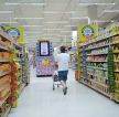 超市米白色地砖装修设计效果图片