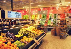 蔬果超市室内设计装修效果图片欣赏