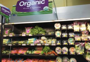 蔬果超市室内储物柜装修效果图片