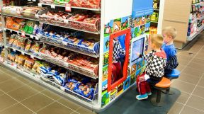 超市装饰设计图片 超市货架装饰图片