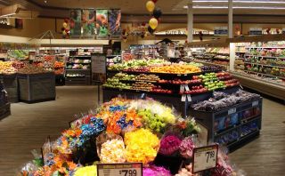 大型蔬果超市室内装修效果图 