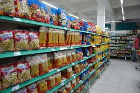 超市装饰效果图图片 超市货架