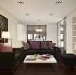 现代客厅小户型布艺沙发装修效果图片