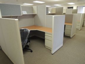 简单办公室装修图 小型办公室布置效果图