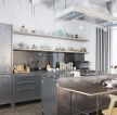 北欧风格开放式厨房装修设计效果图片