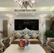 欧式奢华家装客厅沙发颜色搭配装修效果图