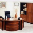 办公室装修管理实木书桌