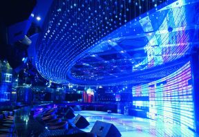 酒吧设计效果图片 舞台灯光效果图