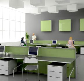 北欧简约风格办公室装修管理-每日推荐